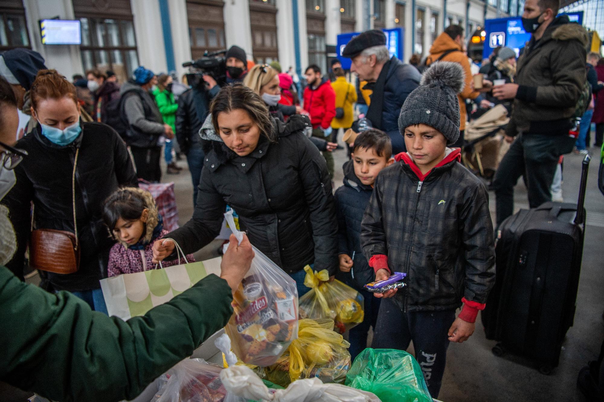 Ukrajnai háború - Menekültek Budapesten