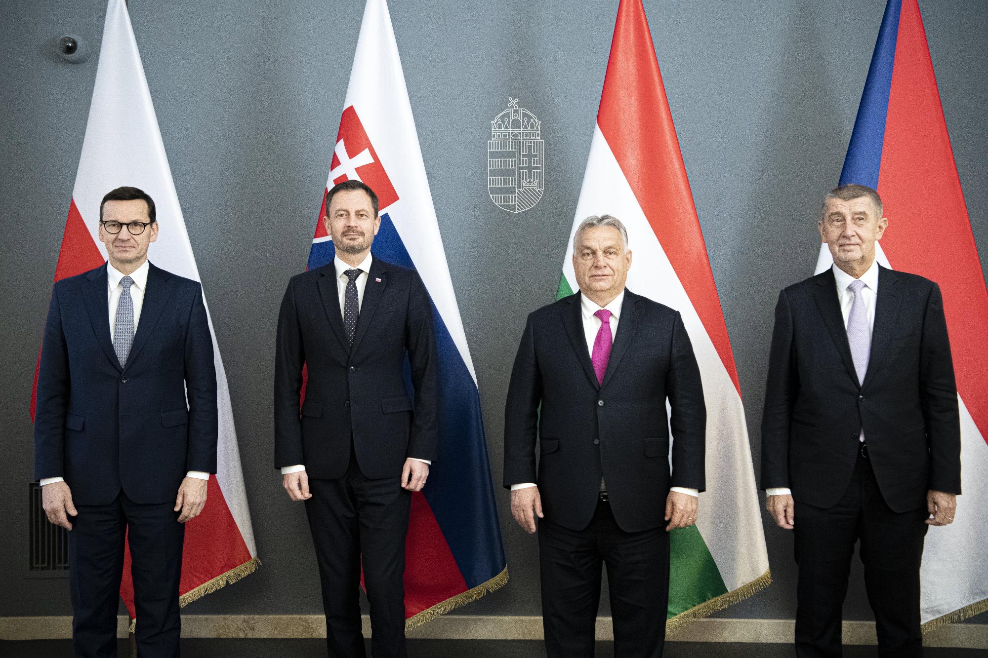 A visegrádi országok (V4) kormányfőinek csúcstalálkozója 