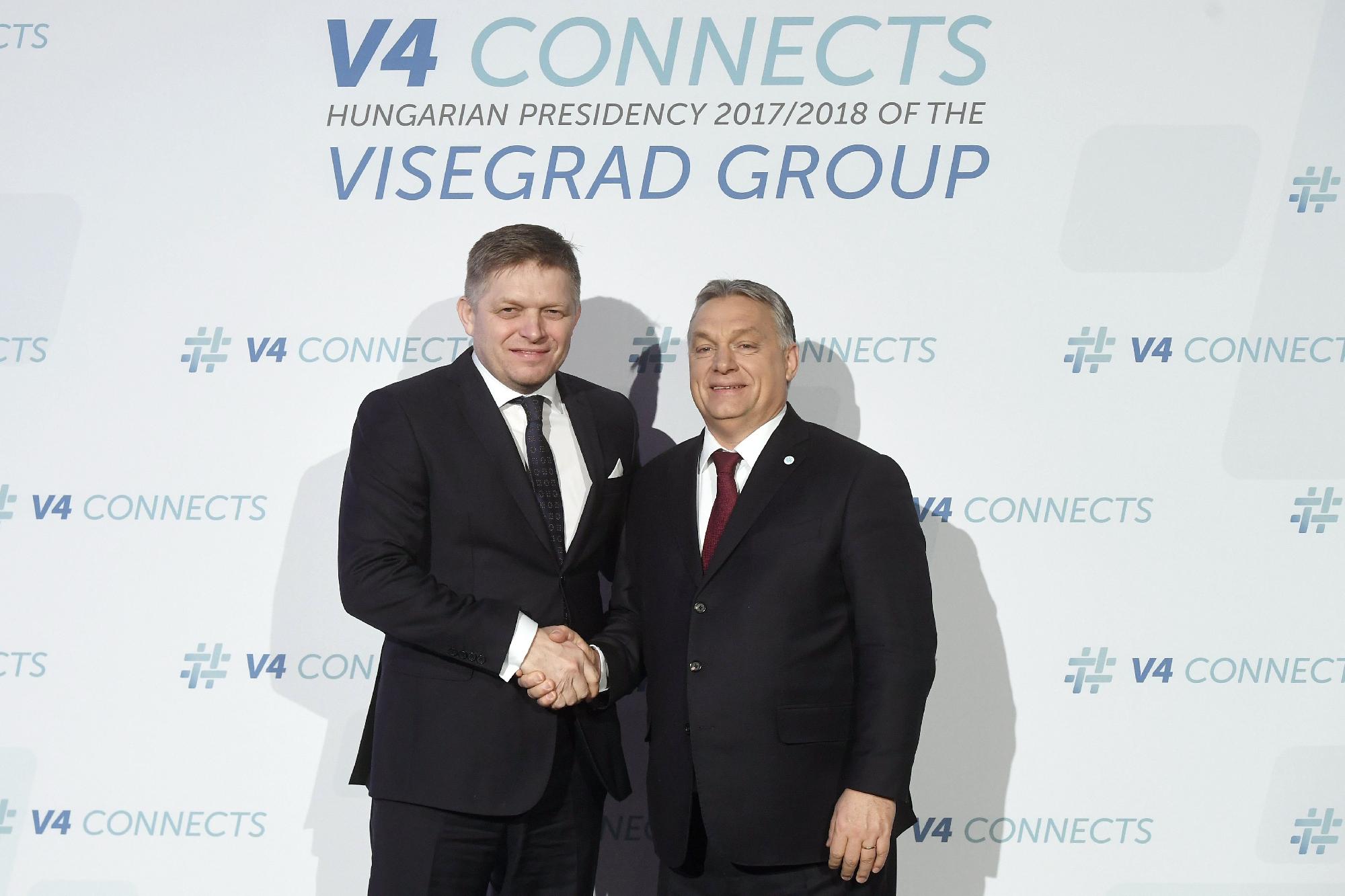 A visegrádi országok kormányfőinek találkozója Budapesten