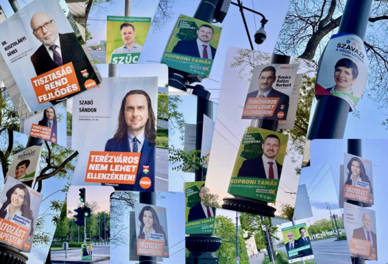 Még bő három hétig maradhatnak az utcán a választási plakátok