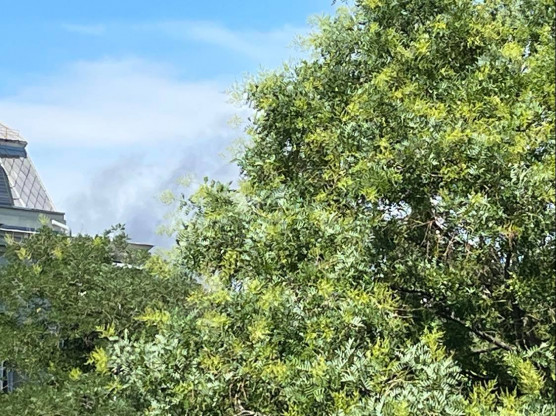 Lángokban áll egy XIII. kerületi raktárépület