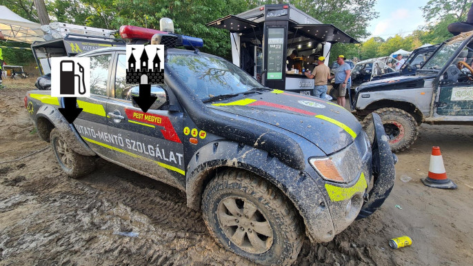 Segítséget kér a Pest Megyei Kutató-Mentő Szolgálat a hirtelen megugrott benzinárak miatt