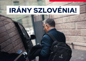Honvédségi repülőgéppel utazott Szlovéniába Orbán Viktor