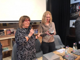 Moskovics Judit kapta a Szente László-díjat