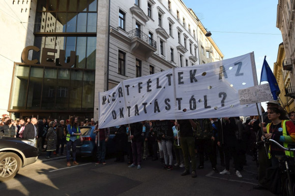 Az Alkotmánybíróság szerint nem érte jogsérelem a CEU-t