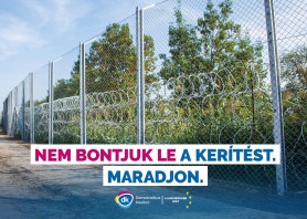 Gyurcsány Ferenc: Nem bontjuk le a kerítést. Maradjon