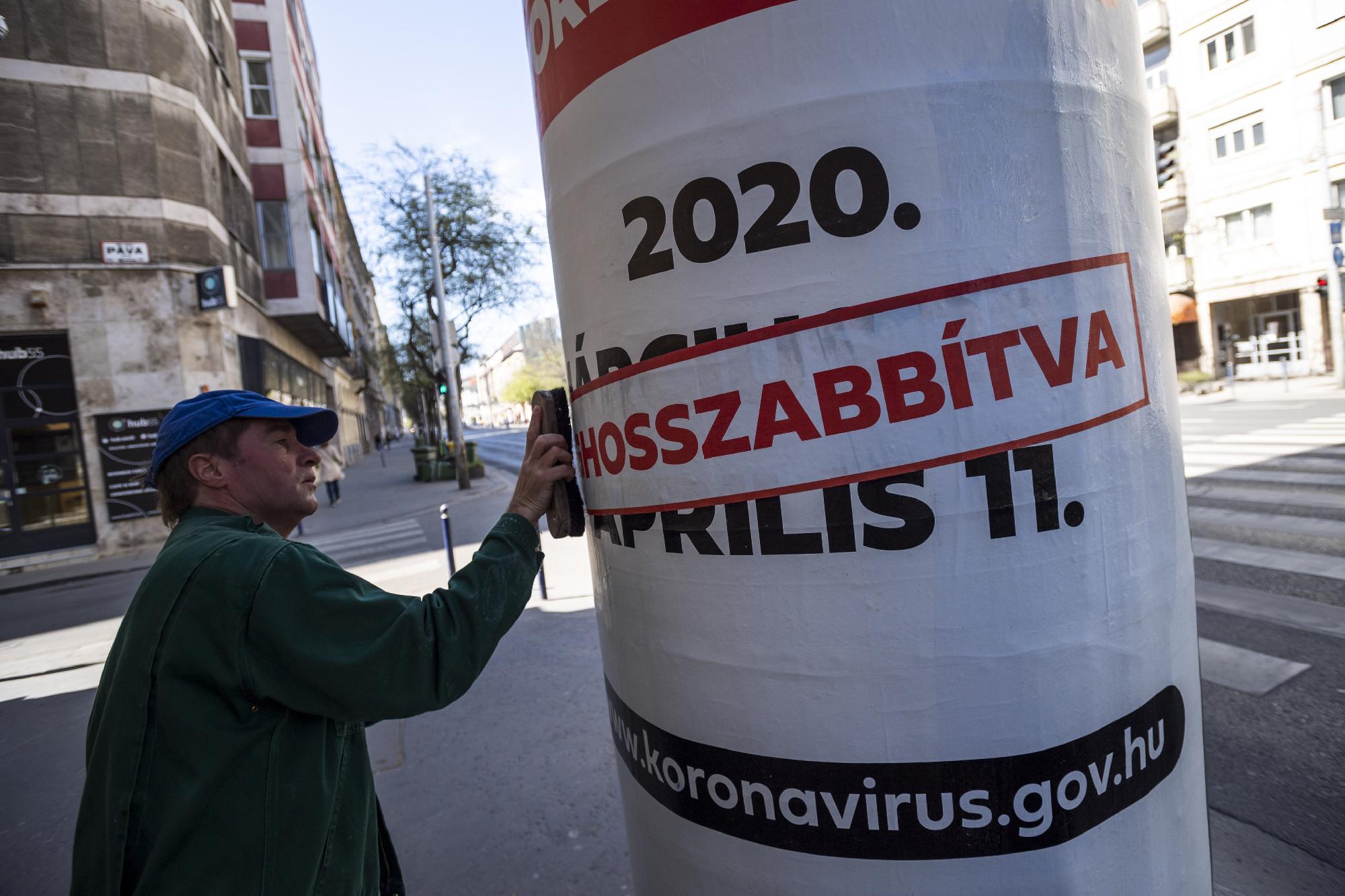 Koronavírus - Kijárási korlátozás - Plakátok