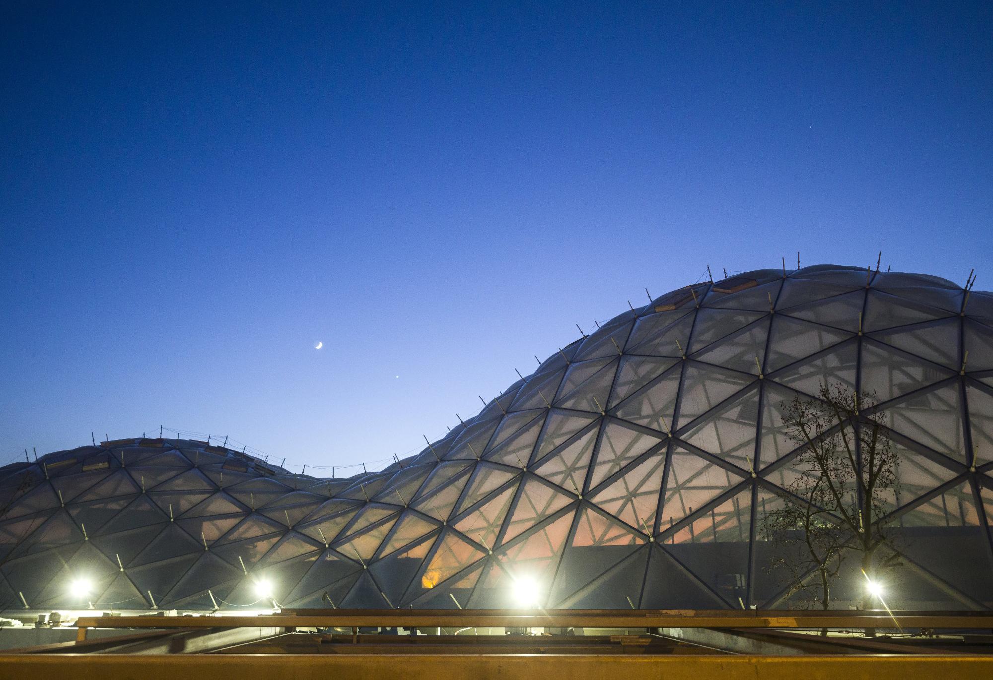 Az épülő biodóm Budapesten