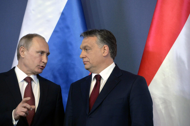 Putyin Budapesten - Sajtótájékoztató az Országházban