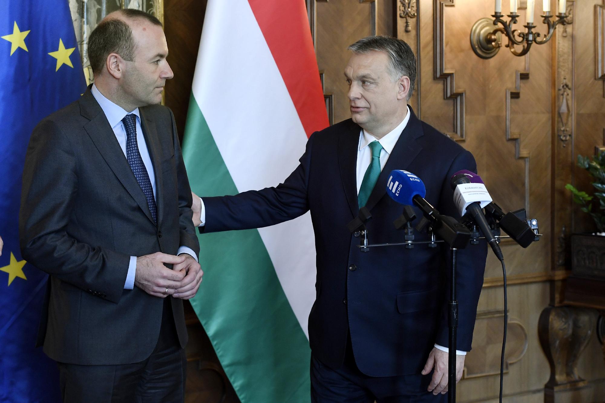 Orbán Viktor és Manfred Weber sajtónyilatkozata 