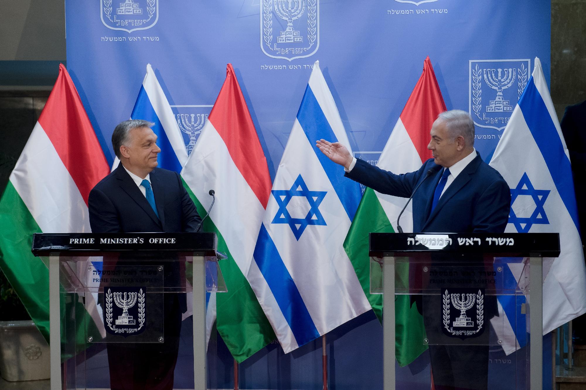 Orbán Viktor Izraelben