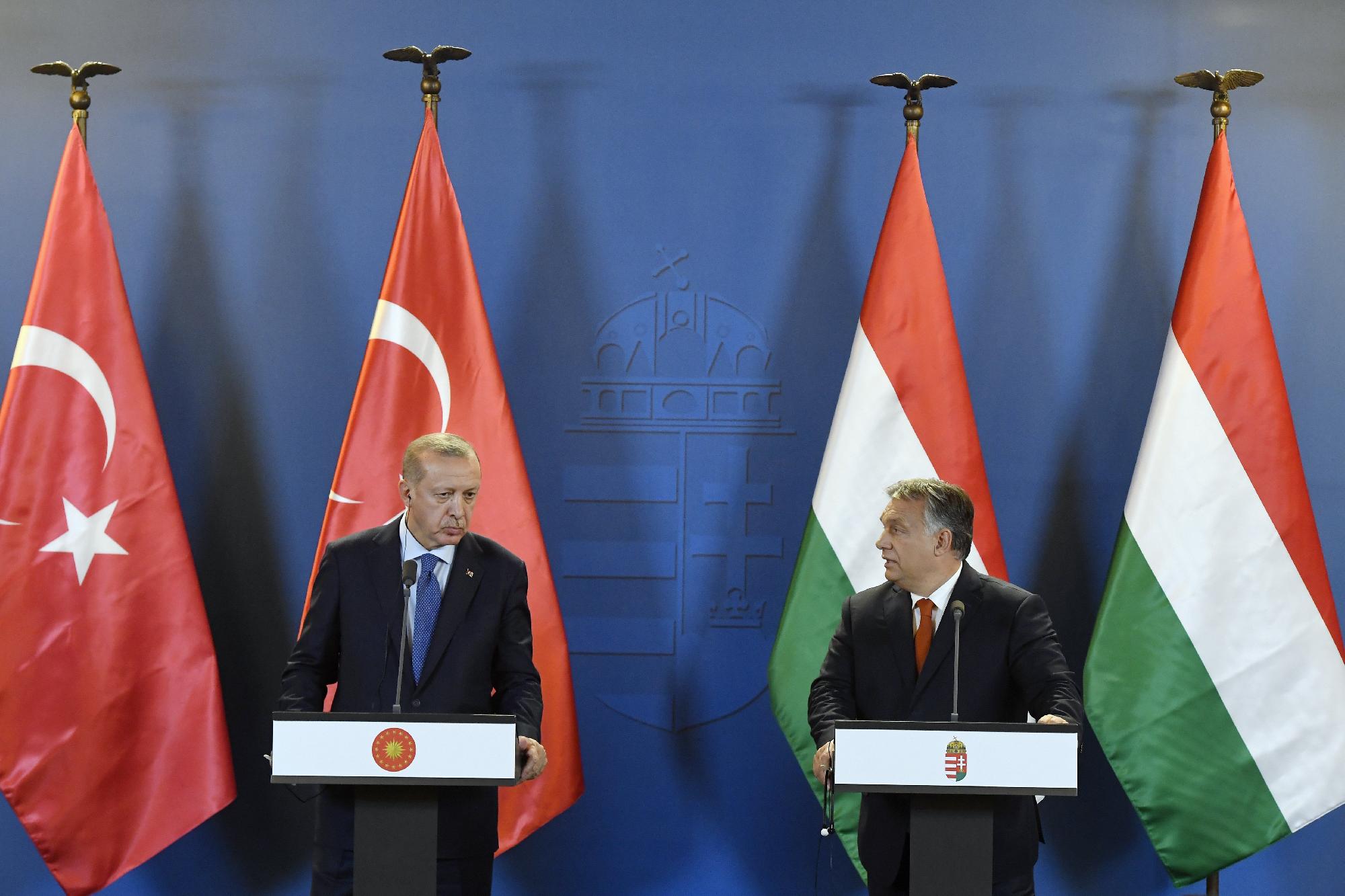 Erdogan Budapesten - Orbán Viktor a török elnökkel tárgyalt