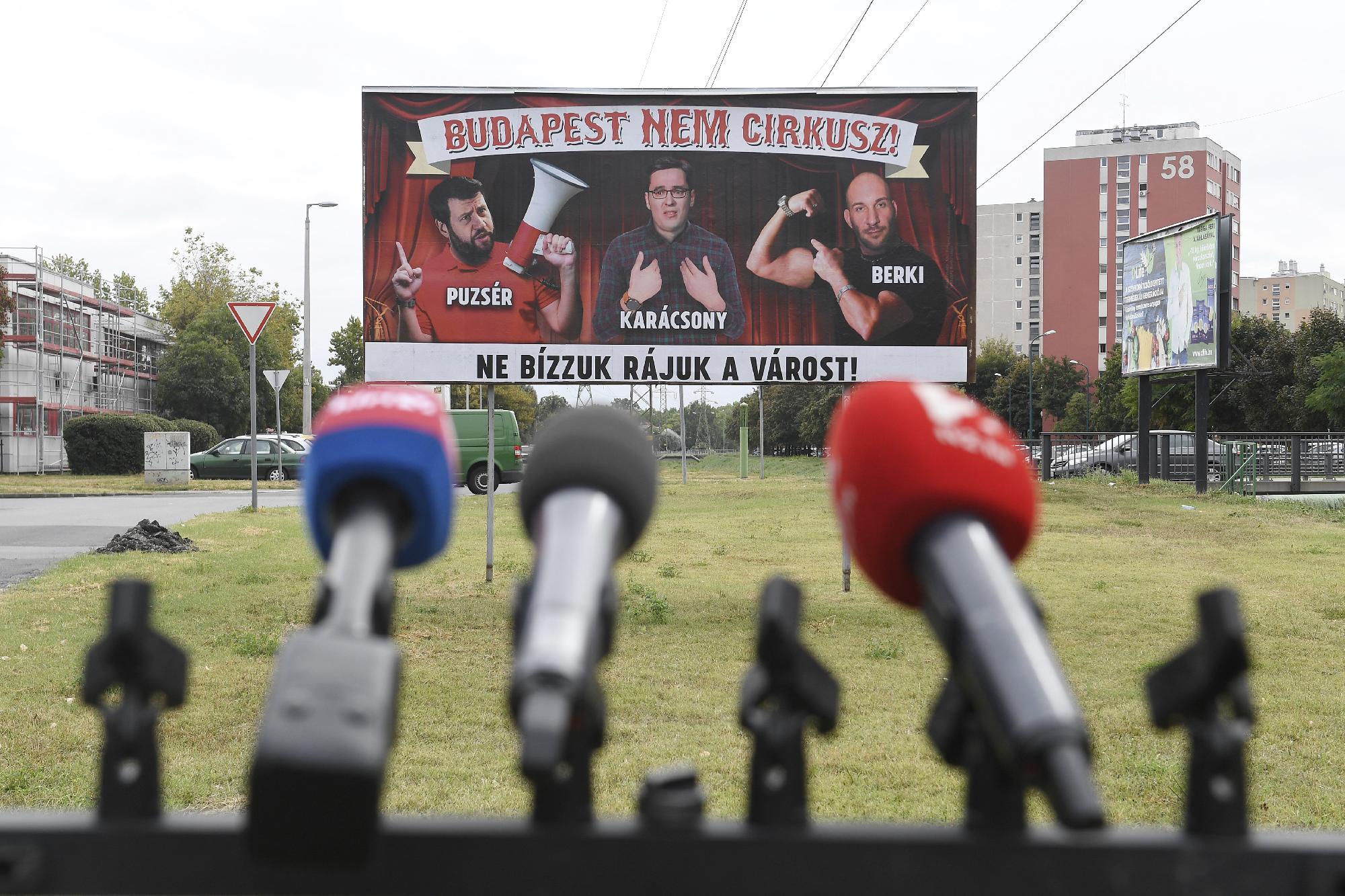 Önkormányzat 2019 - Budapest nem cirkusz! címmel indít plak?