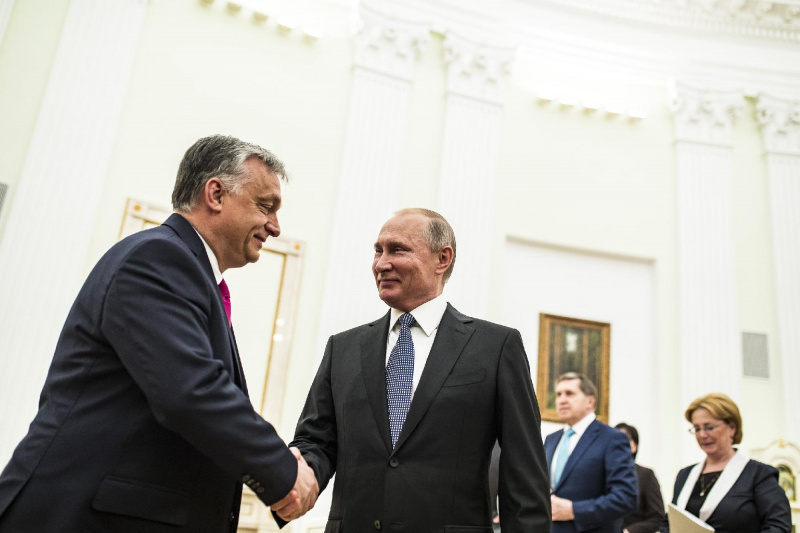 Orbán Viktor és Vlagyimir Putyin találkozója Moszkvában