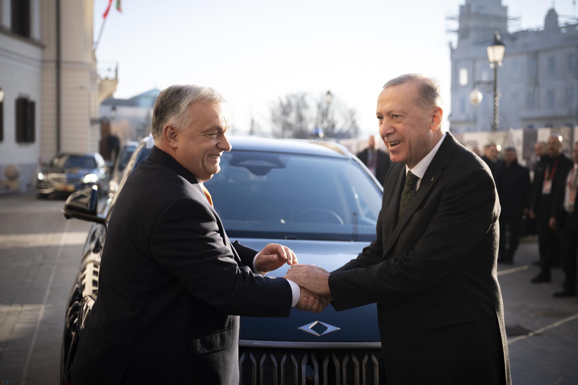 A török elnök Budapesten
