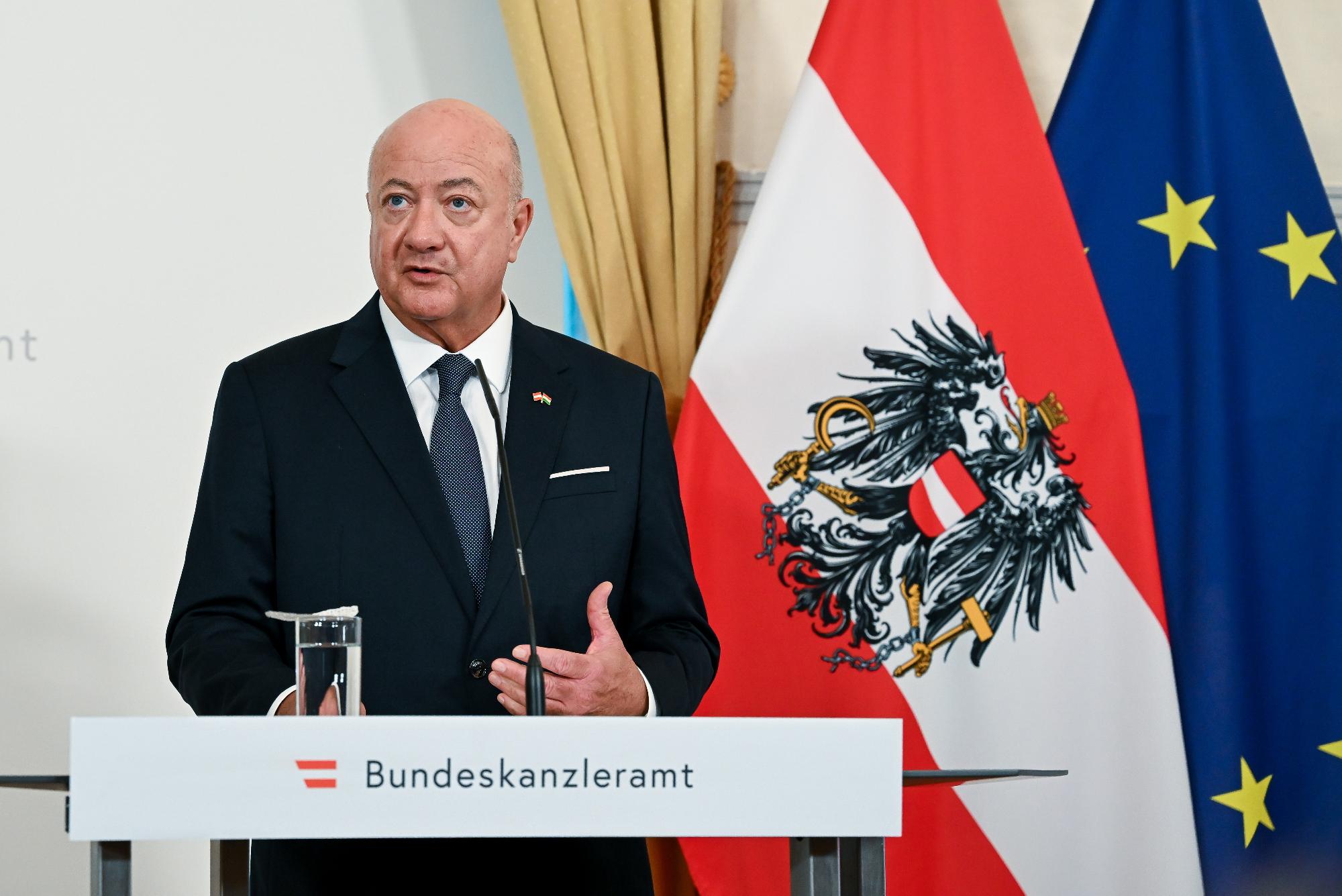 Magyar Péter Bécsben