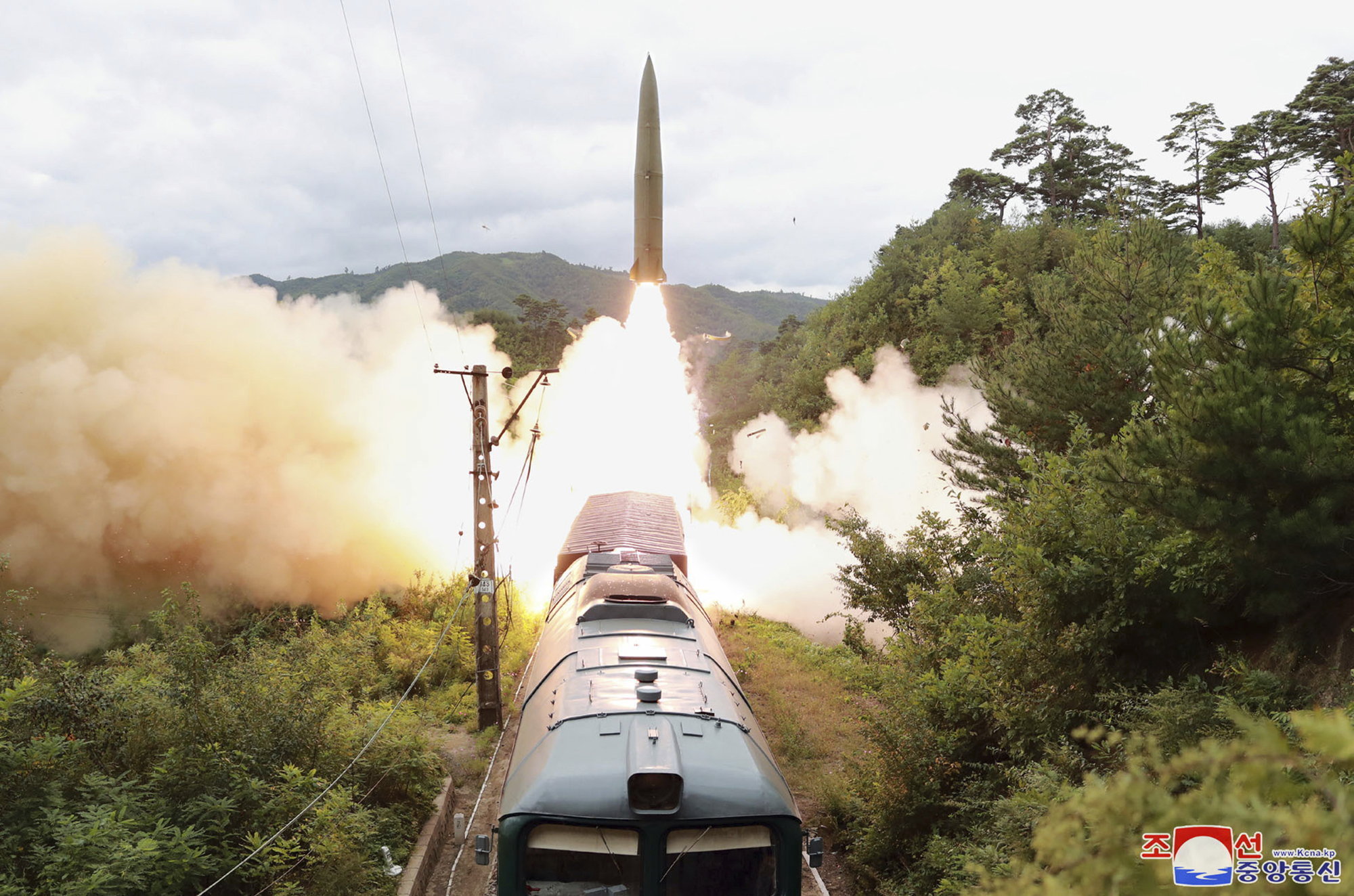 Észak-Korea vasútról indítható rakétarendszere