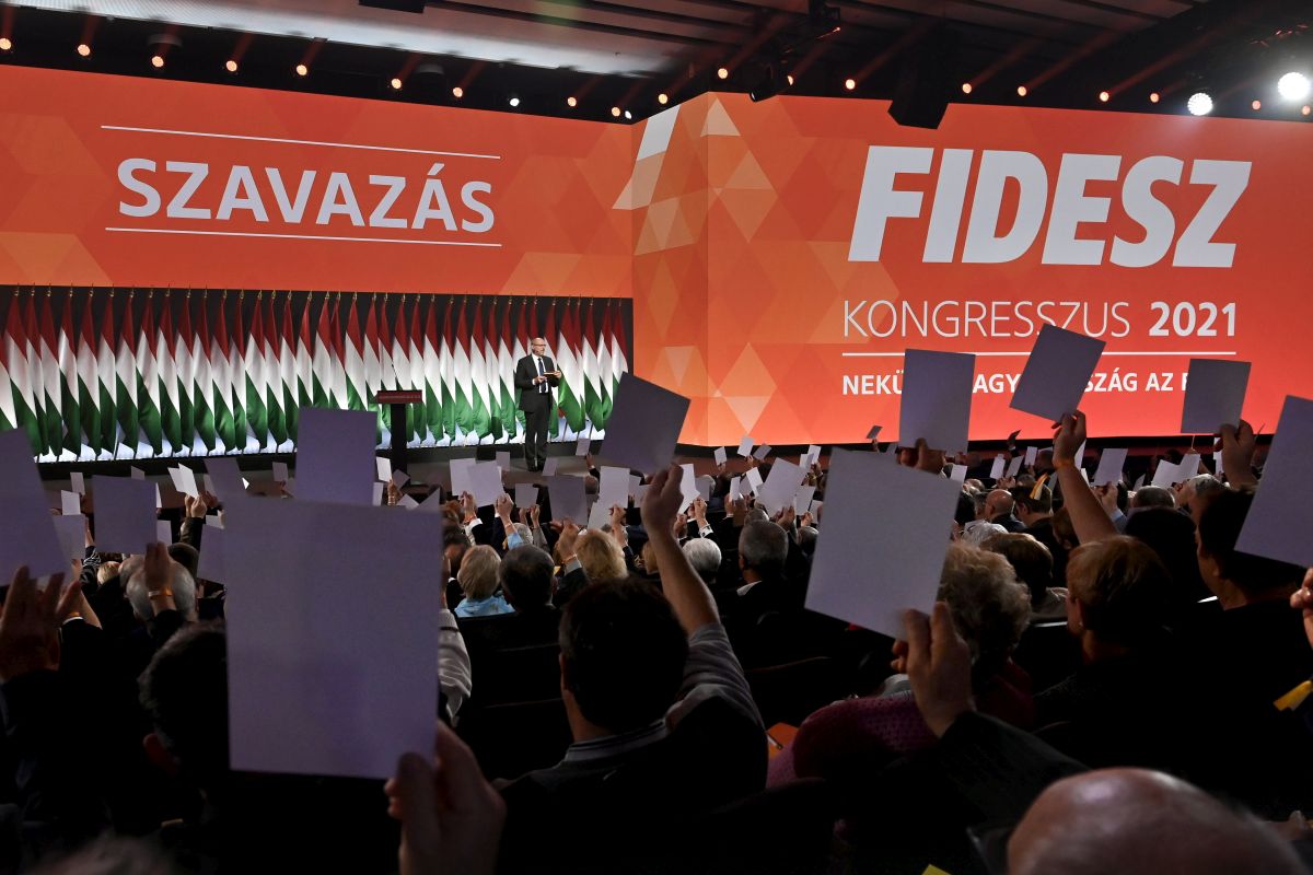 A Fidesz tisztújító kongresszusa Budapesten