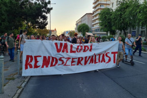 A Borkai-botrány óta most először volt ekkora tüntetés Győrben