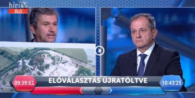 Most láthatták először a kormánypárti csatorna nézői a hatvanpusztai birtokról készített légi felvételt