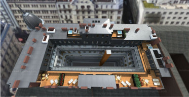 Portfolió: Luxuslakások épültek a Jókai utcai ház leomlott tetőterében