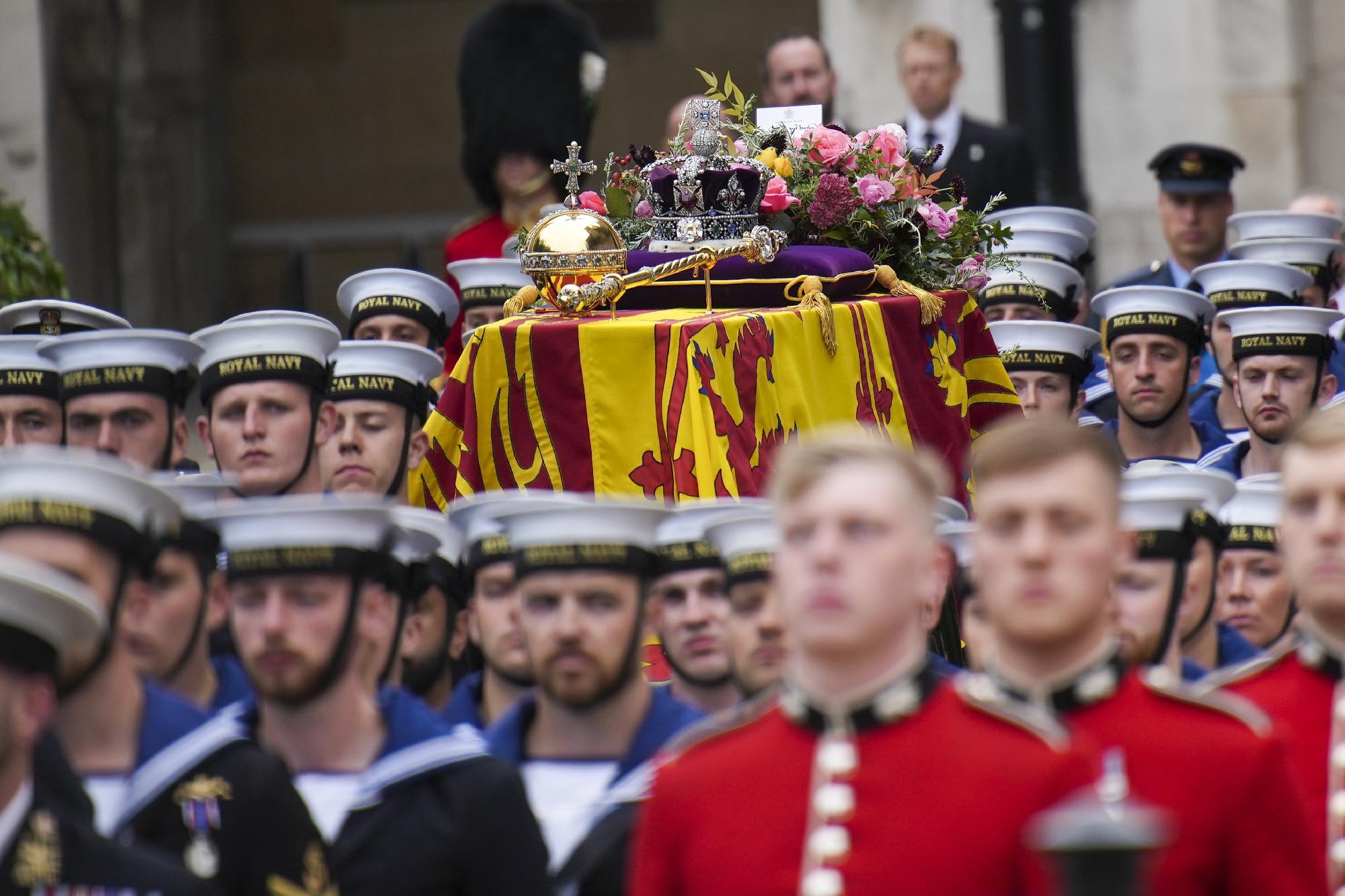 II. Erzsébet temetése