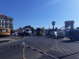 Nyár végéig lezárják a budai alsó rakpartot