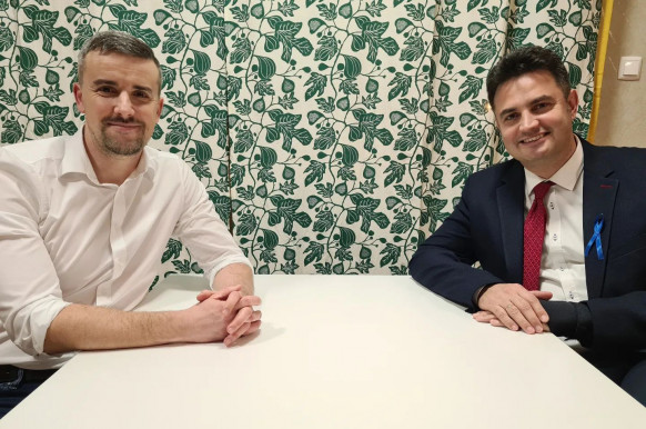 Jakab Péter megbeszélést folytatott Márki-Zay Péterrel. 