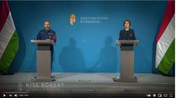 Pár perc alatt véget ért az operatív törzs keddi sajtótájékoztatója