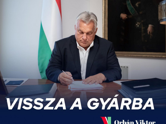 Orbánra visszakerült a zakó és lekerült a borosta