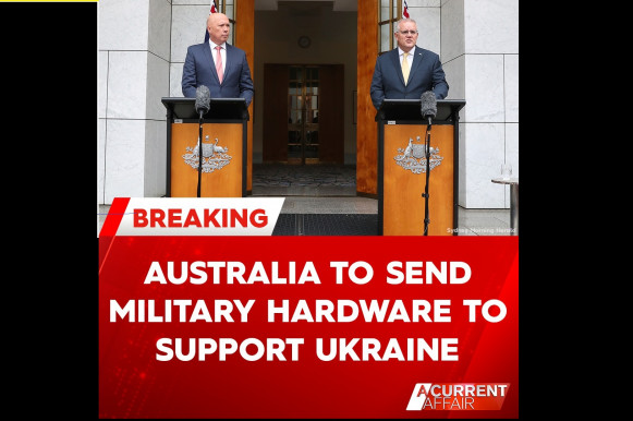 Ausztrália 70 millió dollár értékű fegyvert és lőszert ajánlott fel Ukrajnának