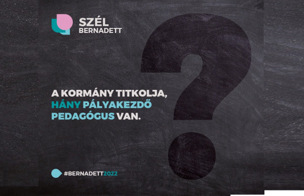 Szél Bernadett: A kormány titkolja, hány pályakezdő pedagógus van