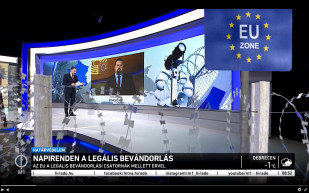 Virtuális szögesdrót védi a köztévé stúdióját az illegális bevándorlóktól