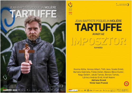 Sértőnek találták a Tartuffe előadásának plakátját, lecserélték