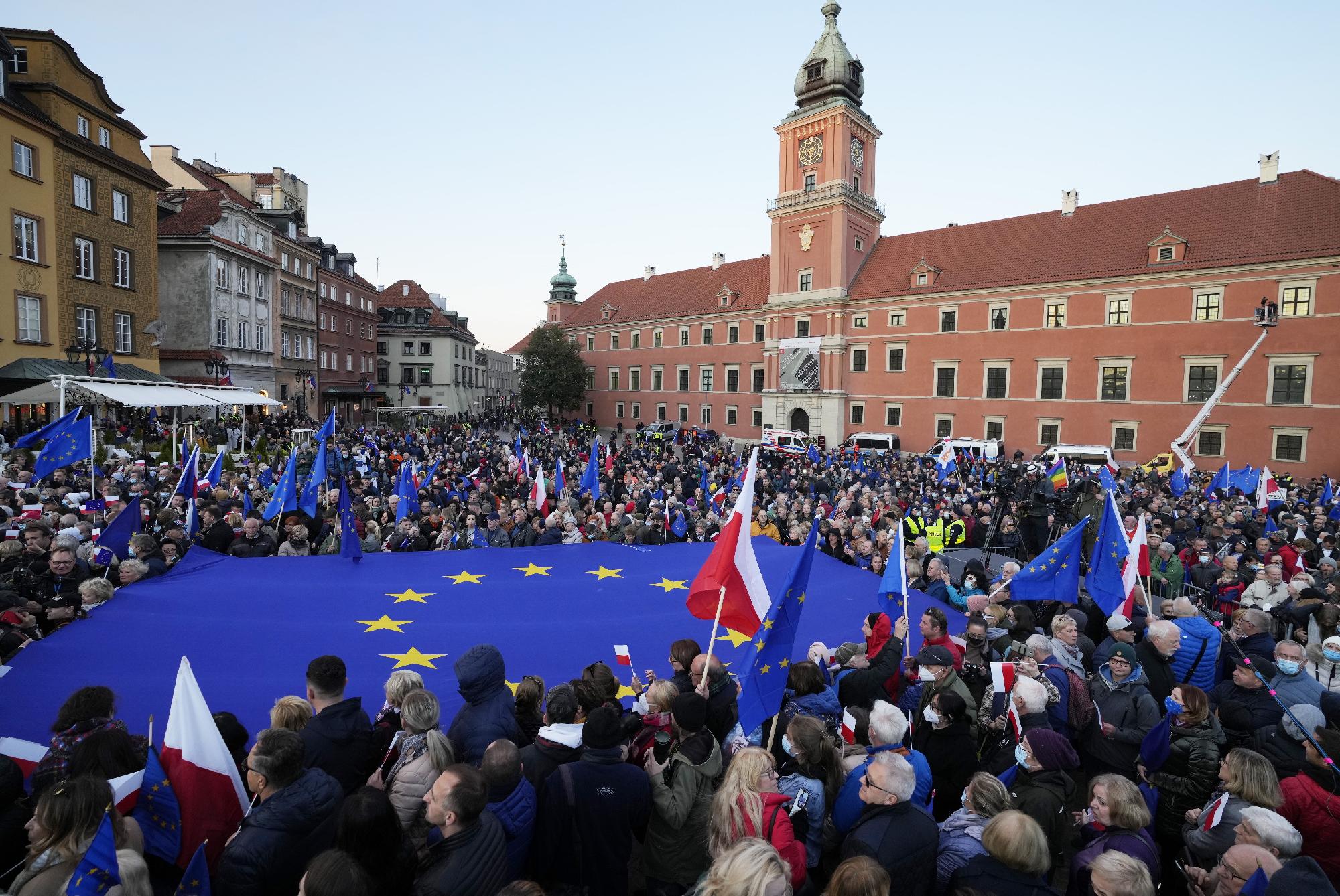 Tüntetés Lengyelországban
