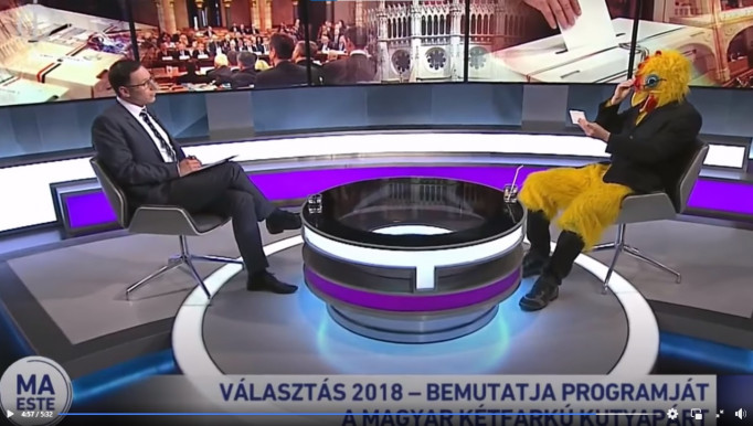 Öt percre az ellenzéki pártok is bemehetnek a köz tévéjébe