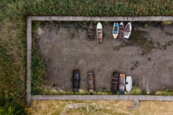 Rekordalacsony a vízállás a Velencei-tóban, már csak 58 centi Agárdnál