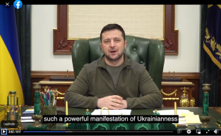 Zelenszkij még mindig Kijevben van, és ott is marad