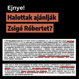 Egy halott aláírása is szerepelhetett a fideszes Zsigó Róbert ajánlóívén