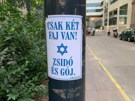 Orbán beszéde után antiszemita plakátok jelentek meg Budapesten, visszaélve a Mazsihisz nevével