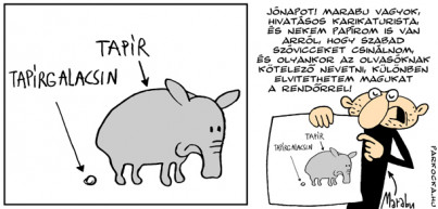 Marabu, a karikaturista