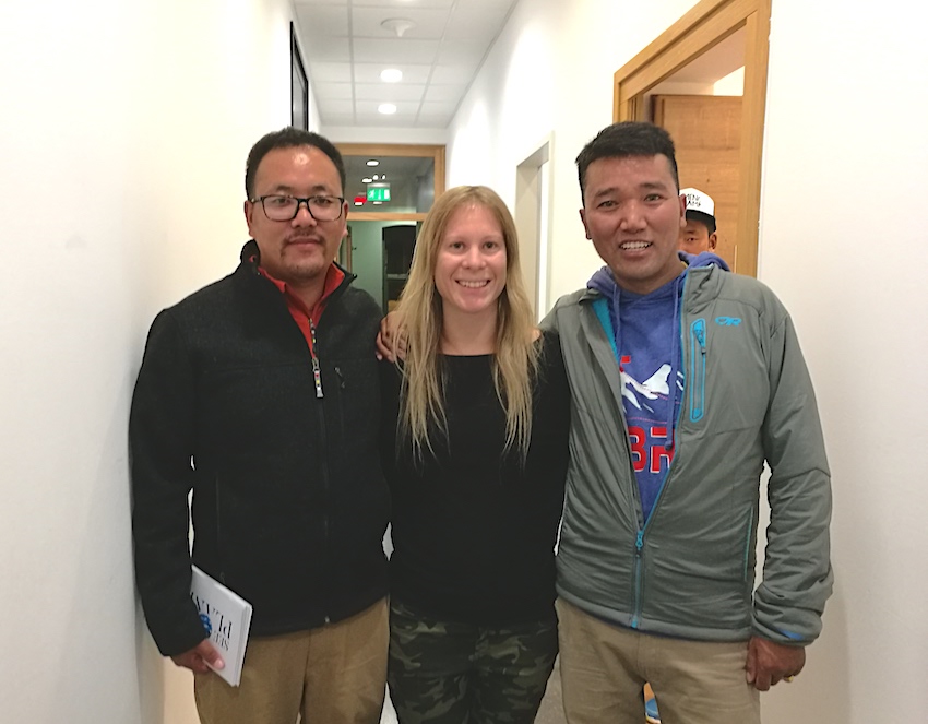 Lhapka Tezing, Matolcsi Zita és Ngima Nuru