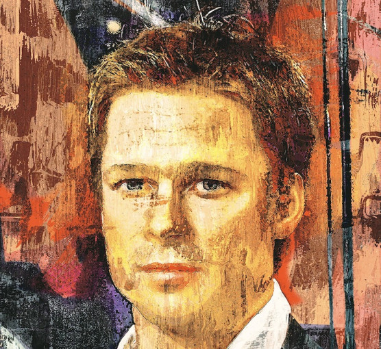 Brad Pitt akkor is eszik, ha filmezik