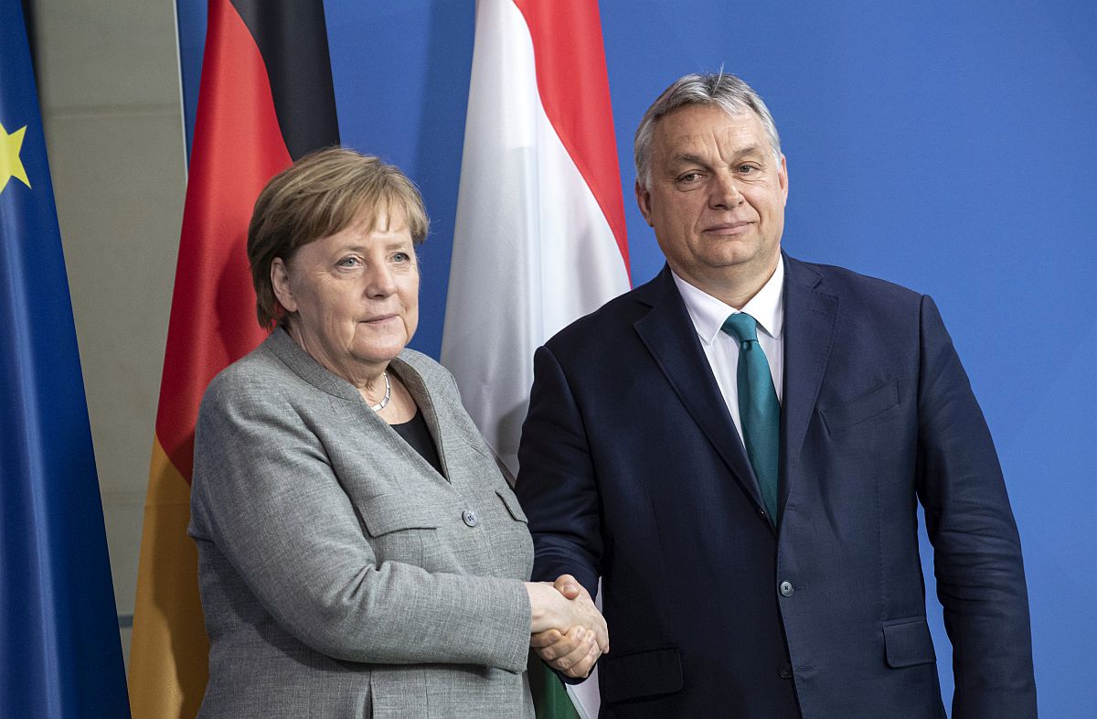 Angela Merkel és Orbán Viktor találkozója Berlinben