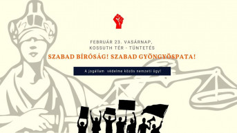 Több ezren tüntettek Gyöngyöspata miatt a Kossuth téren