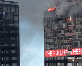 Kigyulladt a brüsszeli World Trade Center 