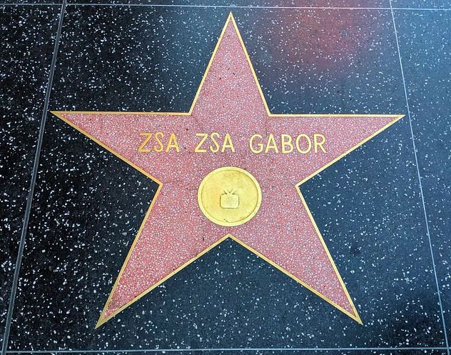 Gabor Zsa Zsa - Hollywoodi Hírességek sétánya
