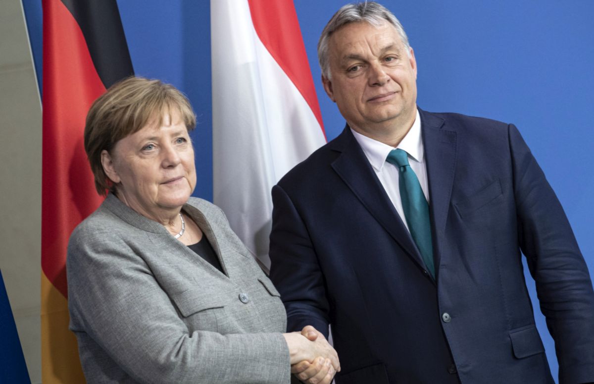 Angela Merkel és Orbán Viktor találkozója Berlinben