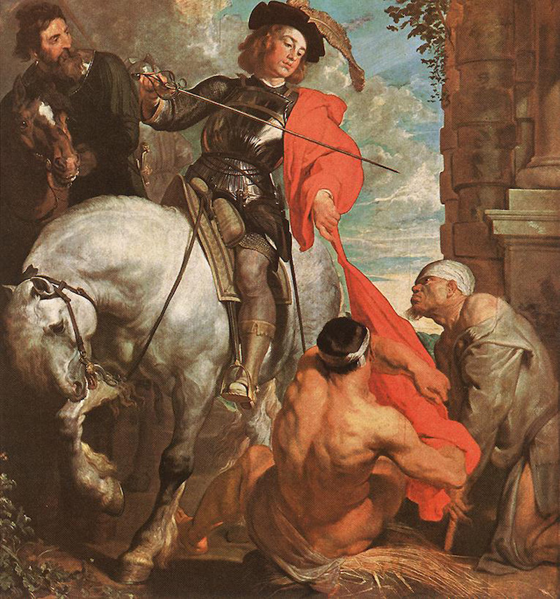 Anthony van Dyck: Szent Márton és a koldus (1618)