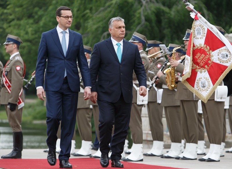 Mateusz Morawiecki és Orbán Viktor